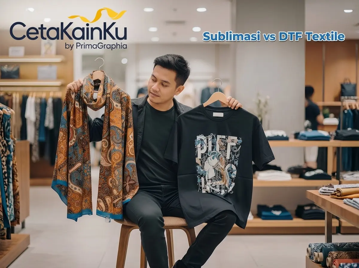 Sublimasi vs DTF Textile: Kenali Perbedaannya Sebelum Cetak Kain