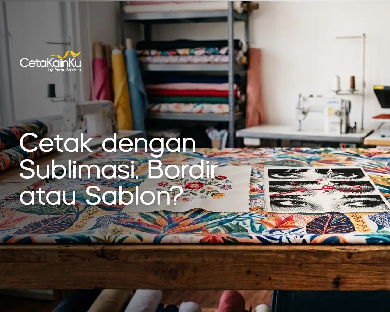 Sublimasi vs Bordir dan Sablon: Mana yang Cocok untuk Full Print Kain?