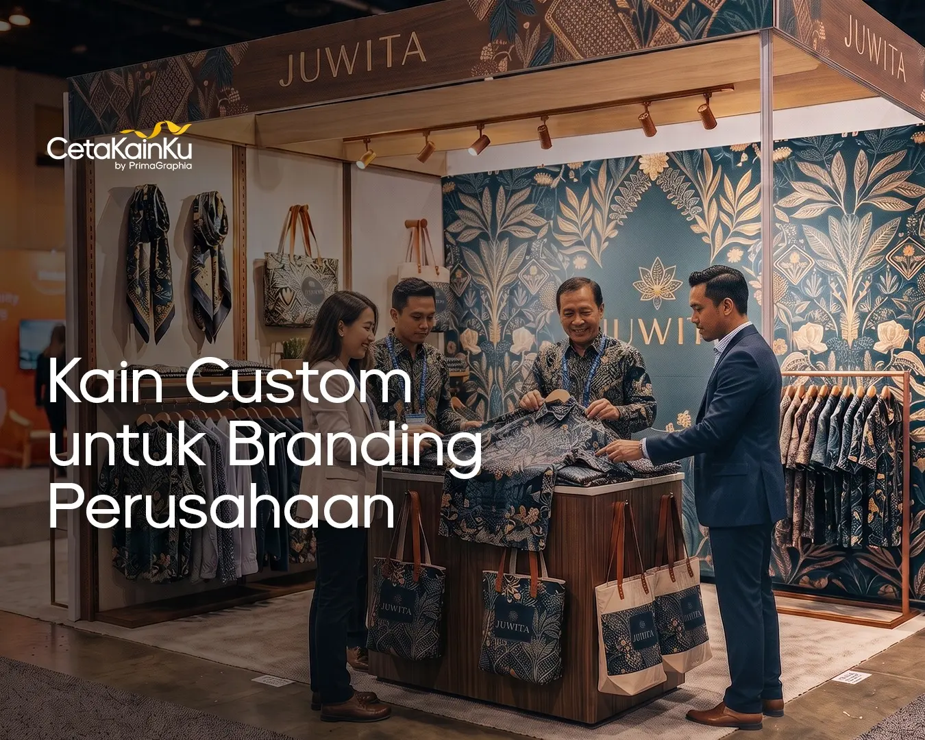 Kain Custom untuk Branding Perusahaan, Bisa Dibuat Apa?