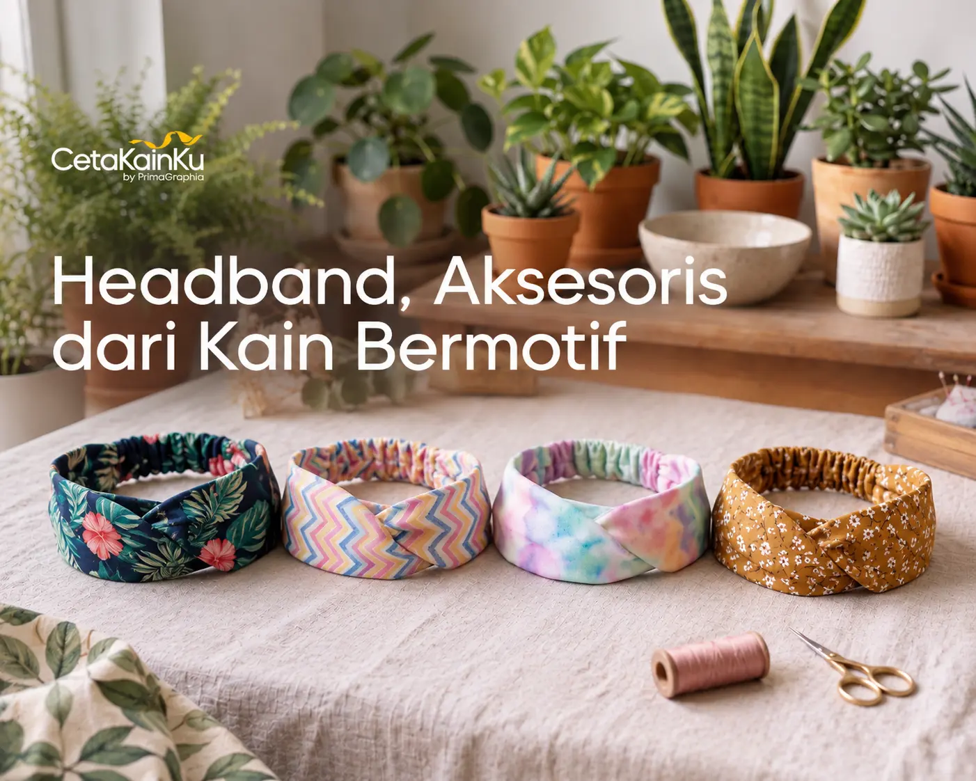 Headband Custom: Aksesori Tren 2026 dari Kain Bermotif