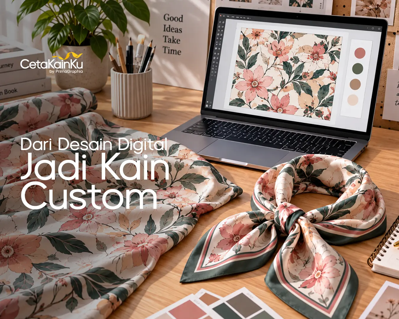 Dari Layar ke Produk Fisik: Mengembangkan Desain Digital Menjadi Kain Custom