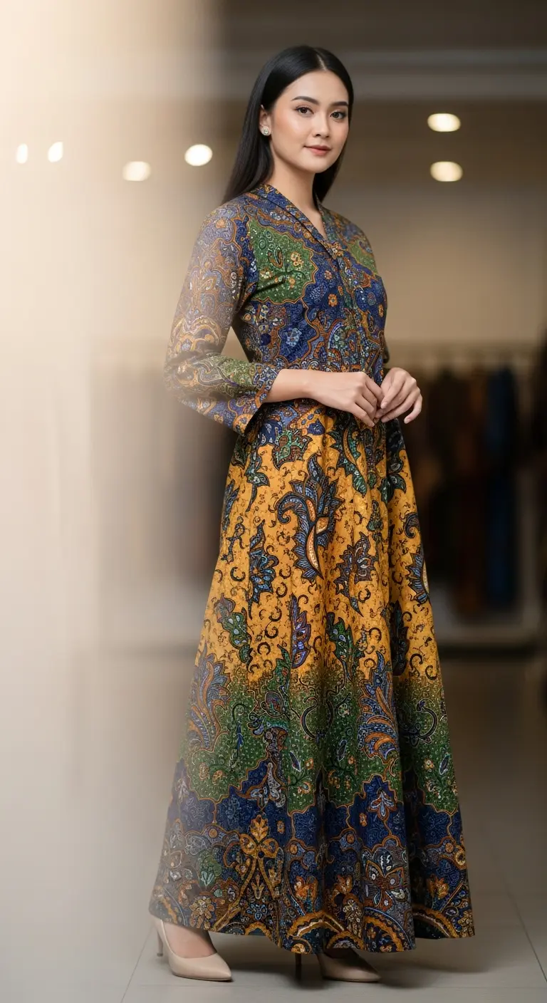 Motif Elegan dengan Detail Presisi