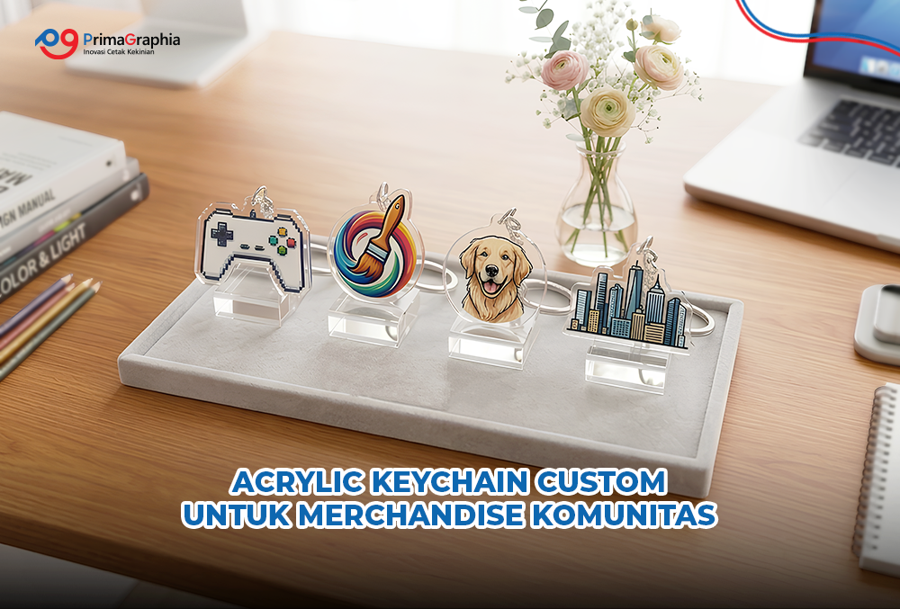 Acrylic Keychain Custom untuk Merchandise Komunitas