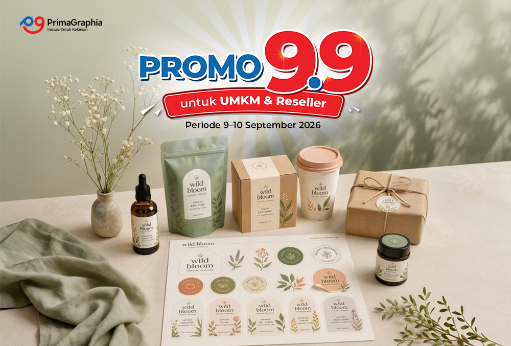 Promo 9.9 Stiker Vinyl A3 Cuma Rp9.000, Cocok untuk UMKM & Reseller