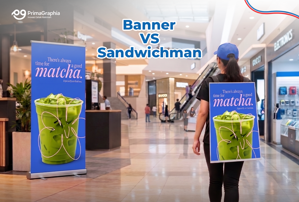 Sandwichman Board vs Banner: Mana yang Cocok untuk Promosi?