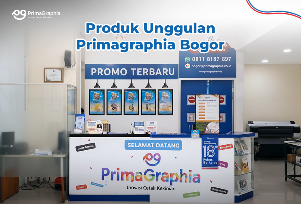 Dari Stiker sampai Buku, Ini 3 Produk Cetak Andalan PrimaGraphia Bogor