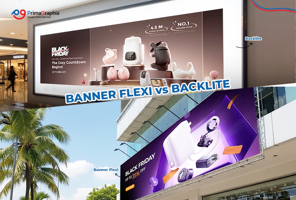 Banner Flexi atau Backlite? Kenali Perbedaannya Sebelum Cetak