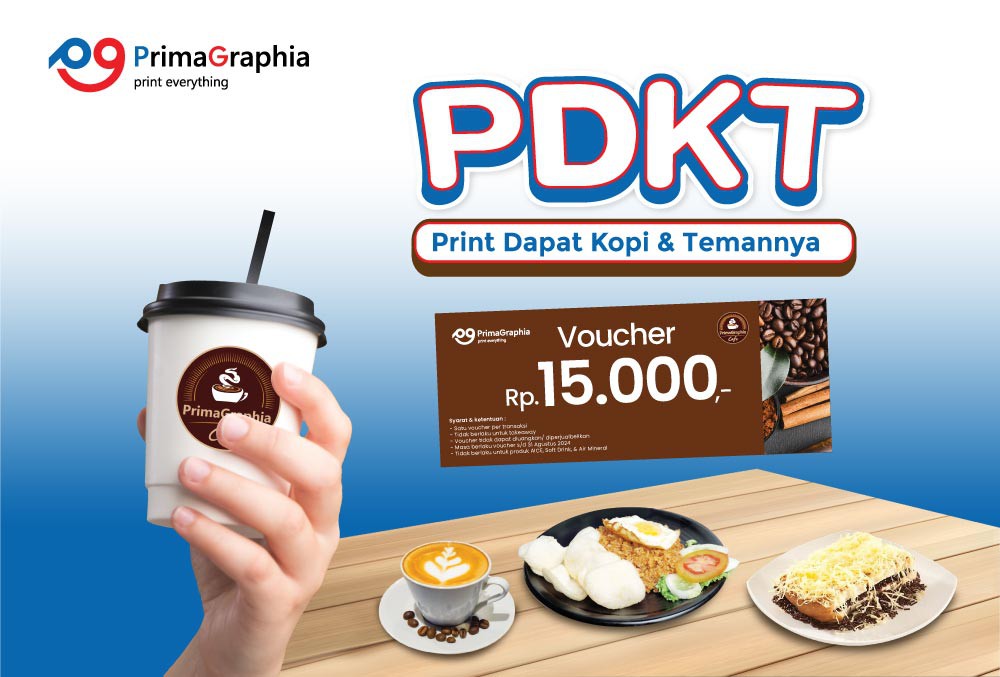 Dapatkan Voucher Cafe 15 Ribu di Primagraphia Graha!