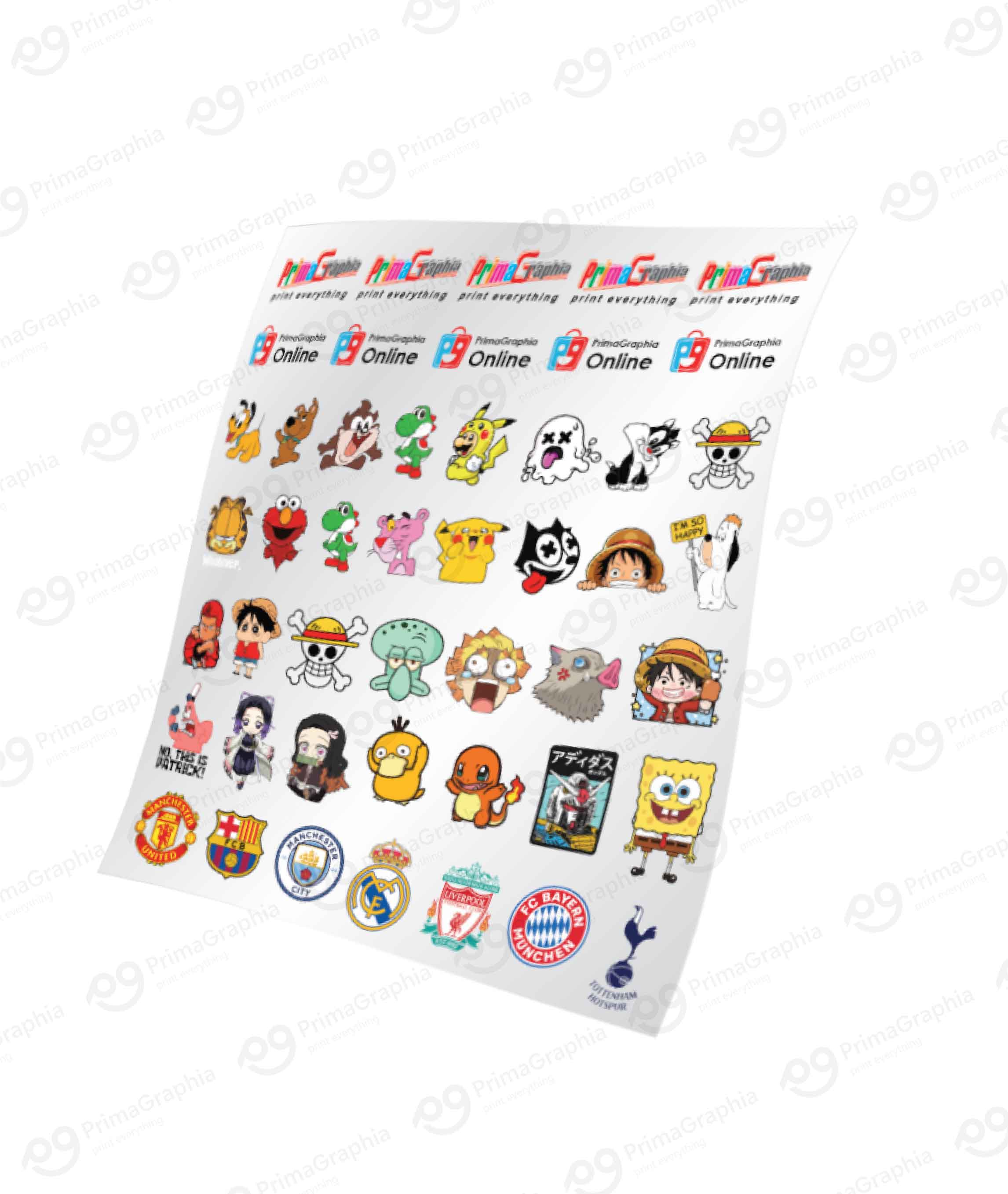 Sticker DTF UV Meteran — foto 1