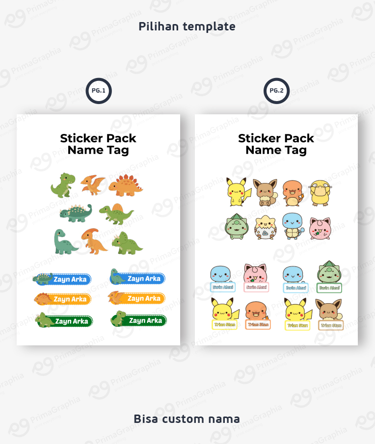 Sticker Nama — foto 1