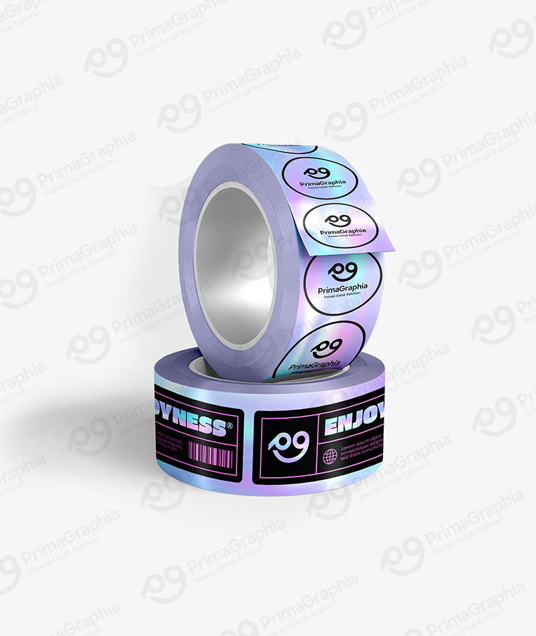 Sticker Label Industrial Hologram — foto 1