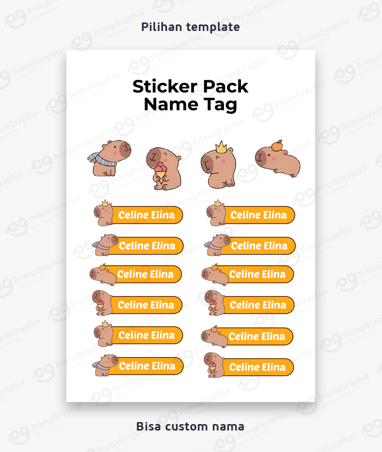 Sticker Nama — foto 3