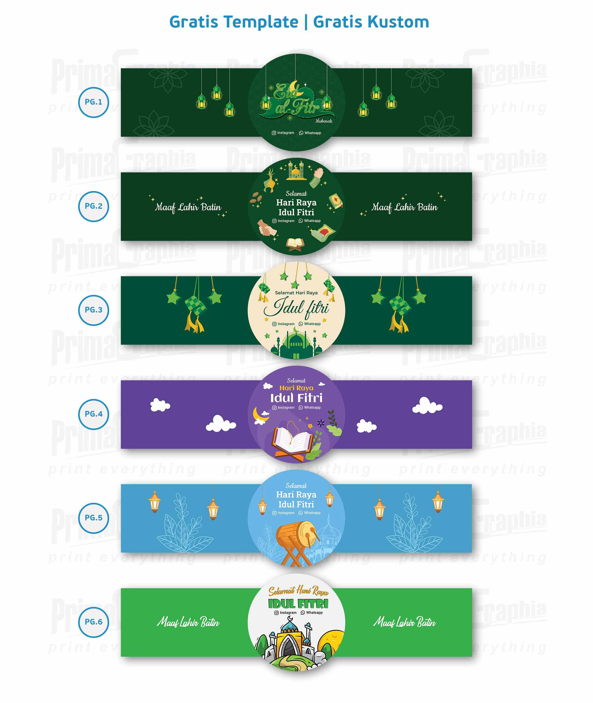 Sticker Toples Idul Fitri — foto 1