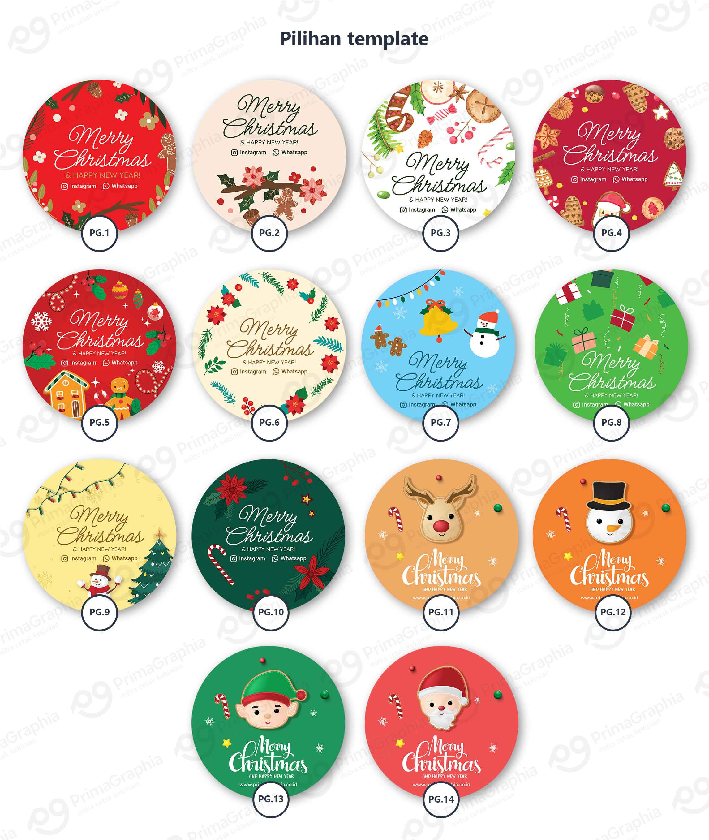 Sticker Label Natal — foto 1
