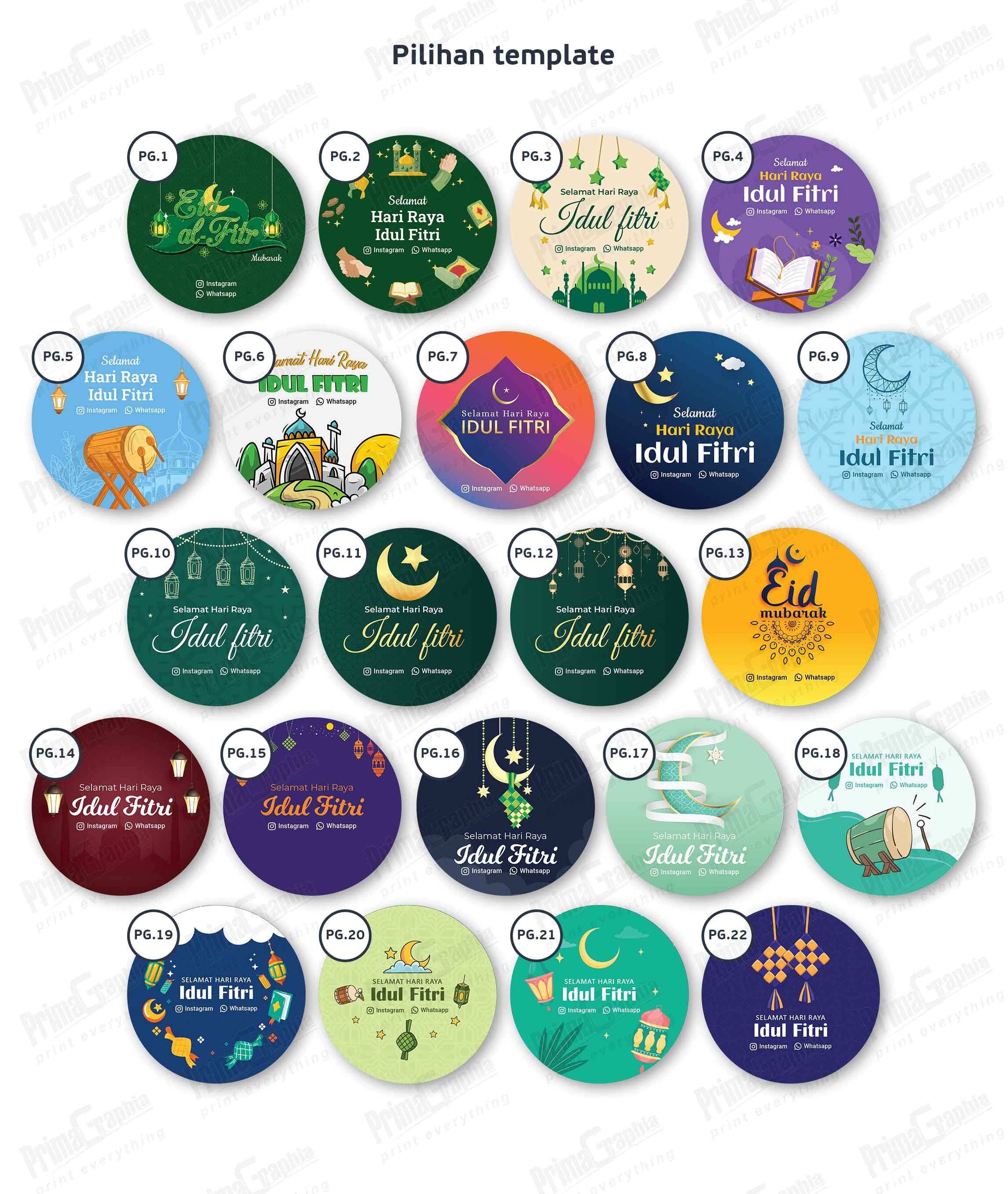 Sticker Label Idul Fitri — foto 1
