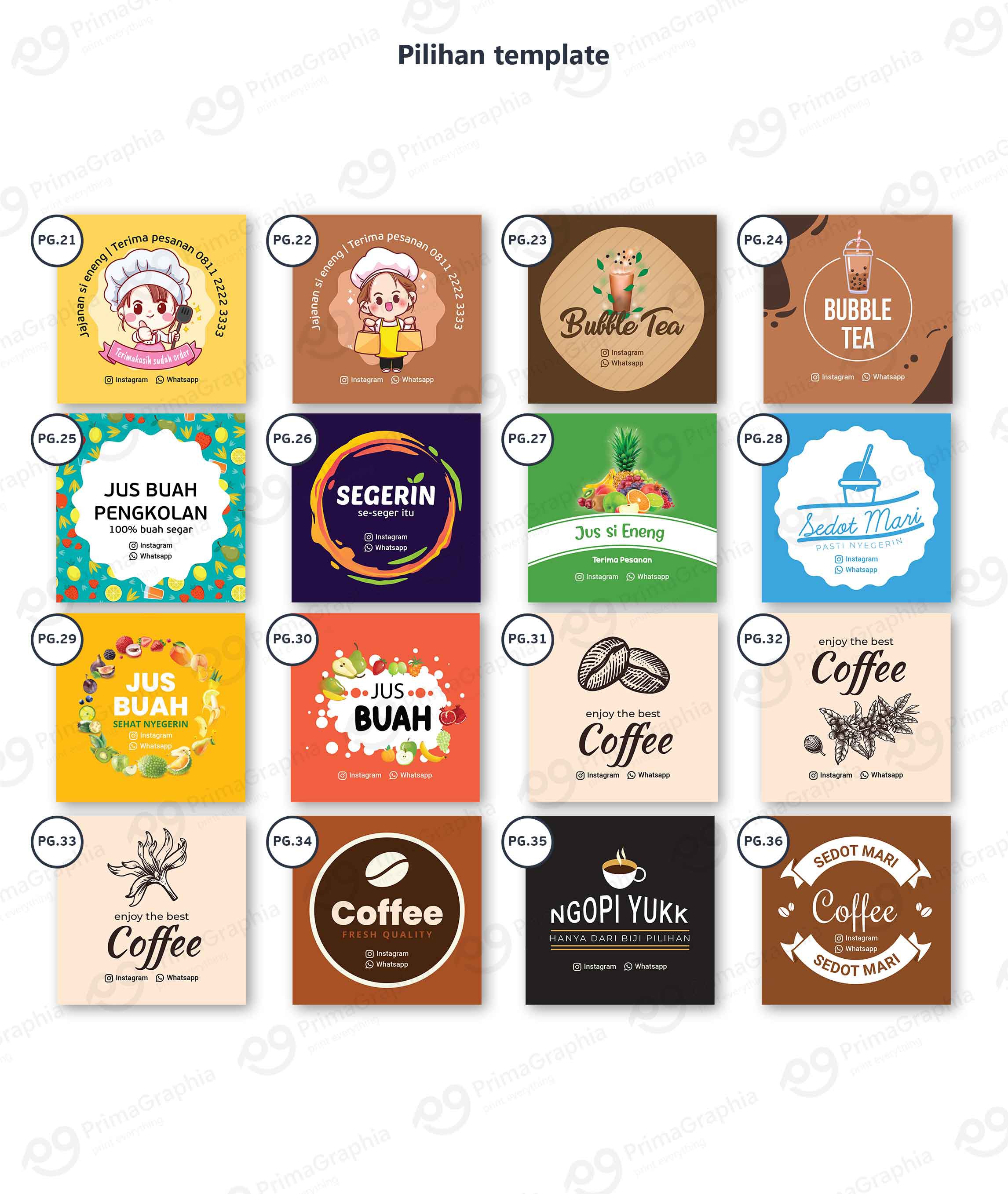 Sticker Label Kotak — foto 2