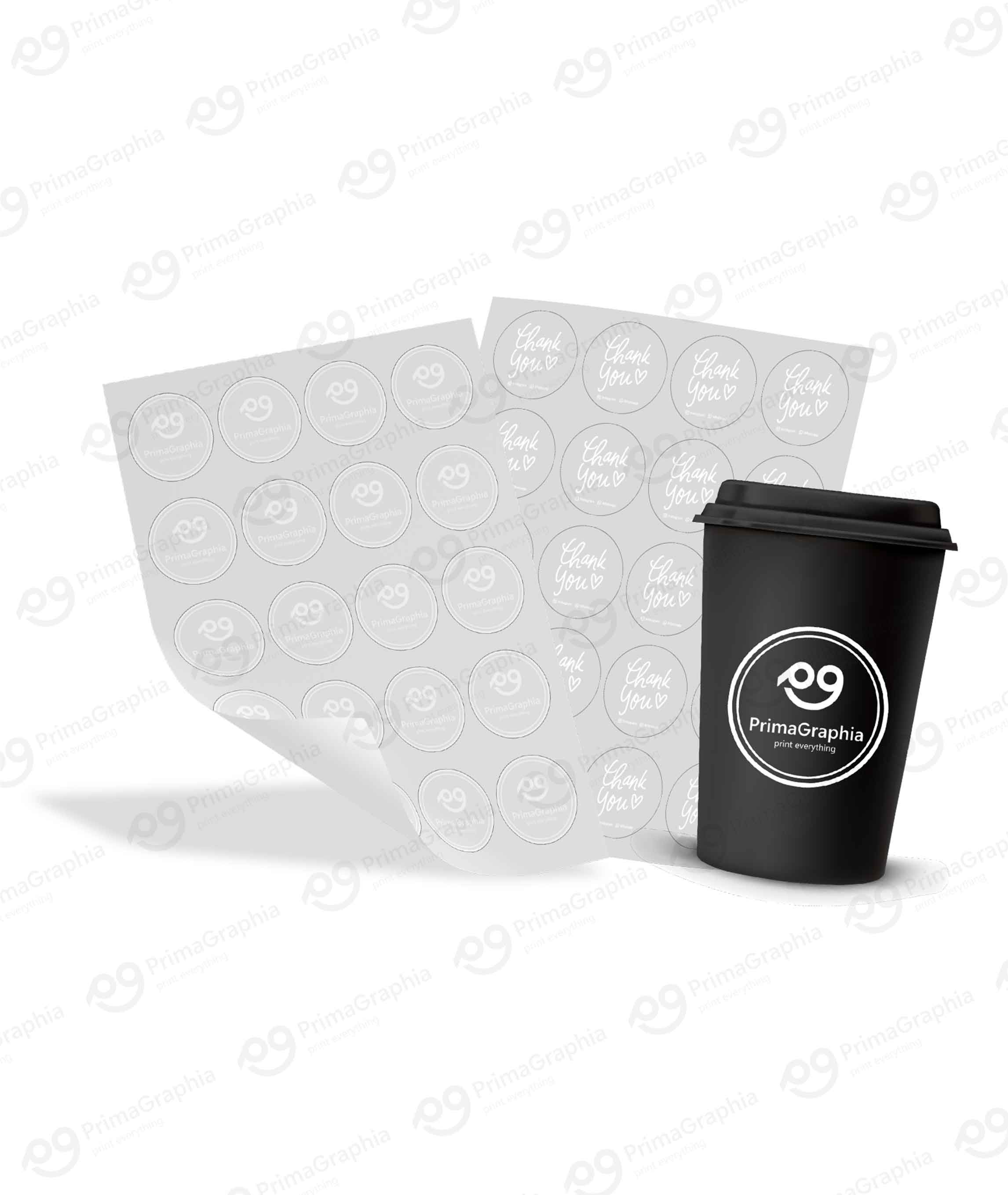 Sticker Transparan A3 White Ink — foto 1