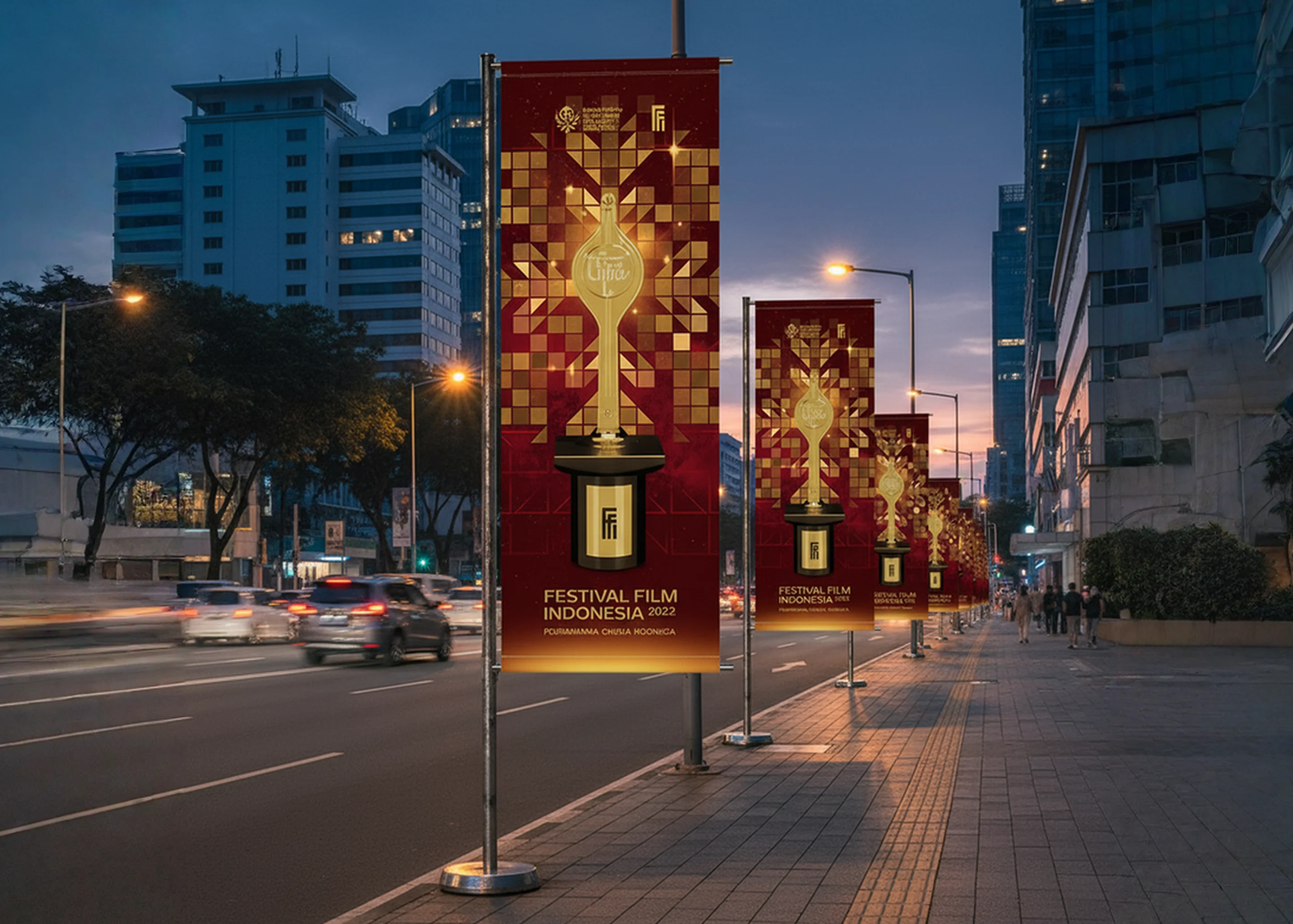 hanging banner